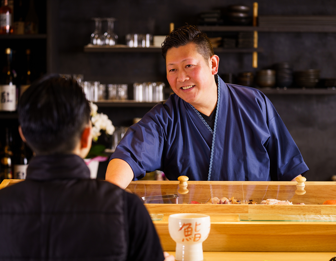 すし専門店のこだわり